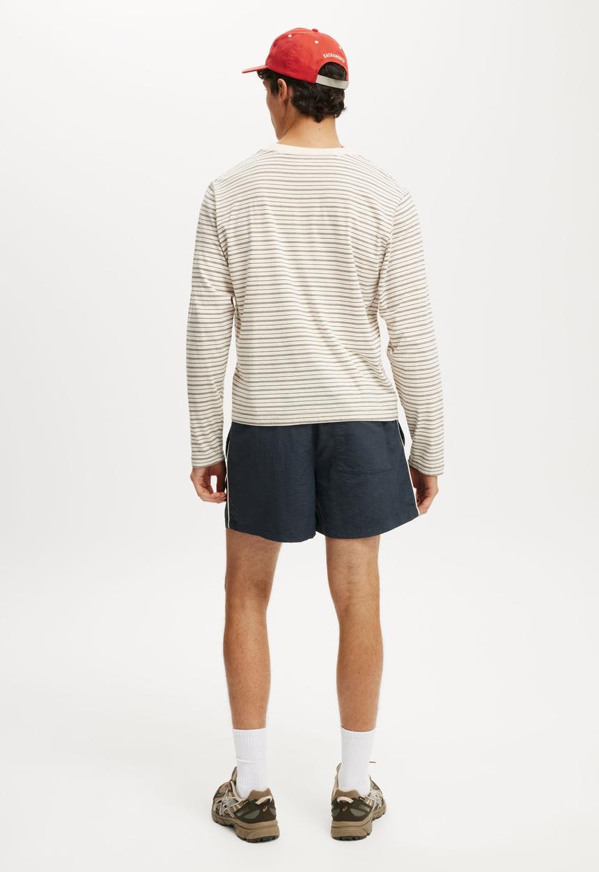 Cotton On - Everyday Short Short - Black Piping