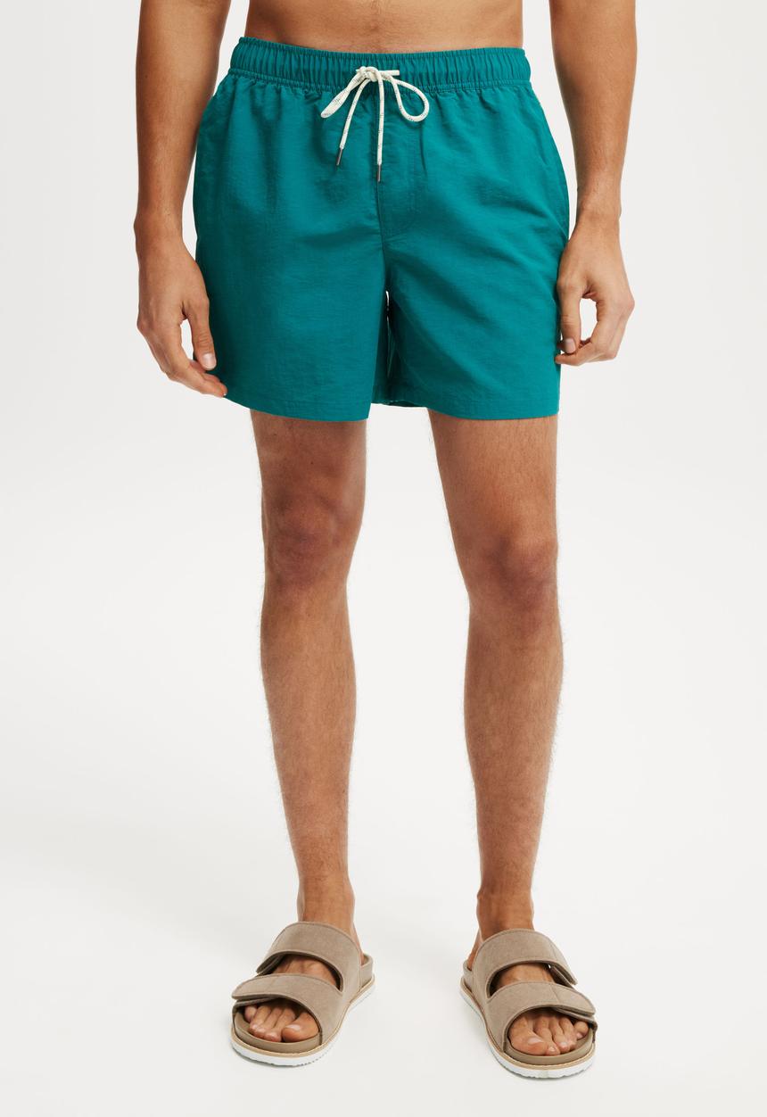 Cotton On - Everyday Short Short - Teal Piping