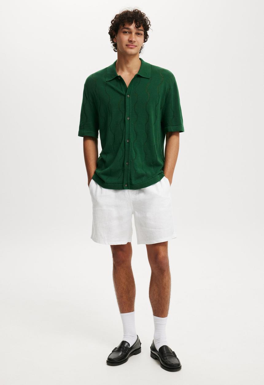 Cotton On - Linen Easy Short - White