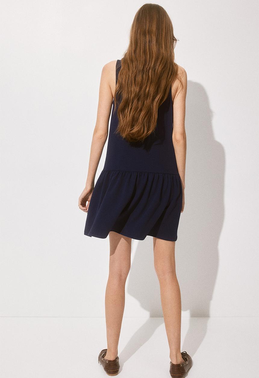 H&M - Sleeveless jersey dress - navy blue