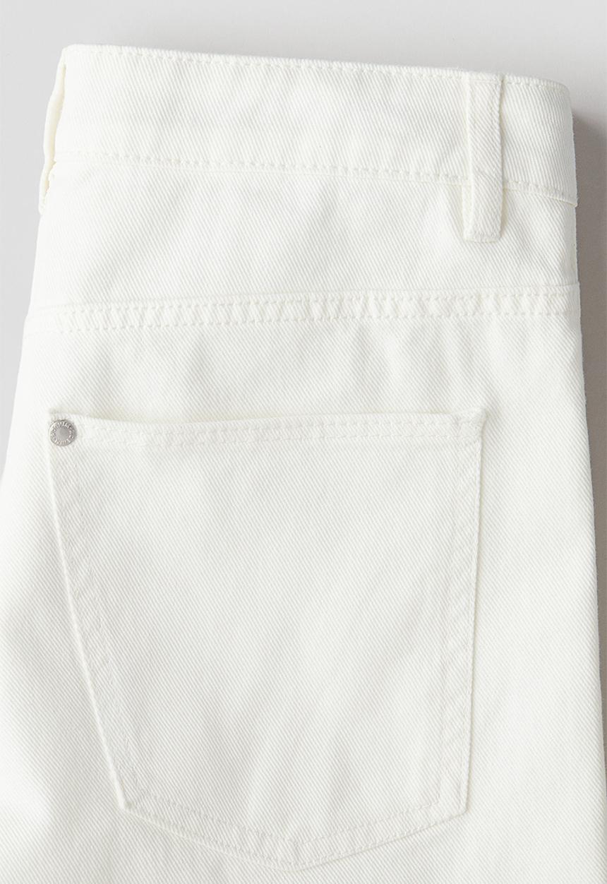 H&M - Loose-fit denim shorts - white