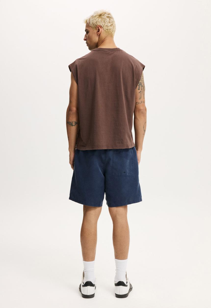 Cotton On - Nomad Baggy Short - Navy