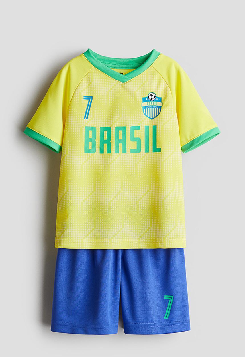 H&M - Football set - yellow brasil