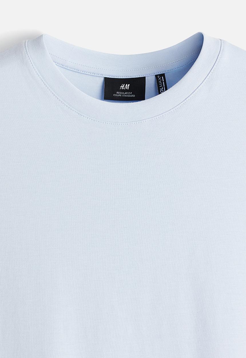 H&M - Coolmax® regular fit t-shirt - light blue 