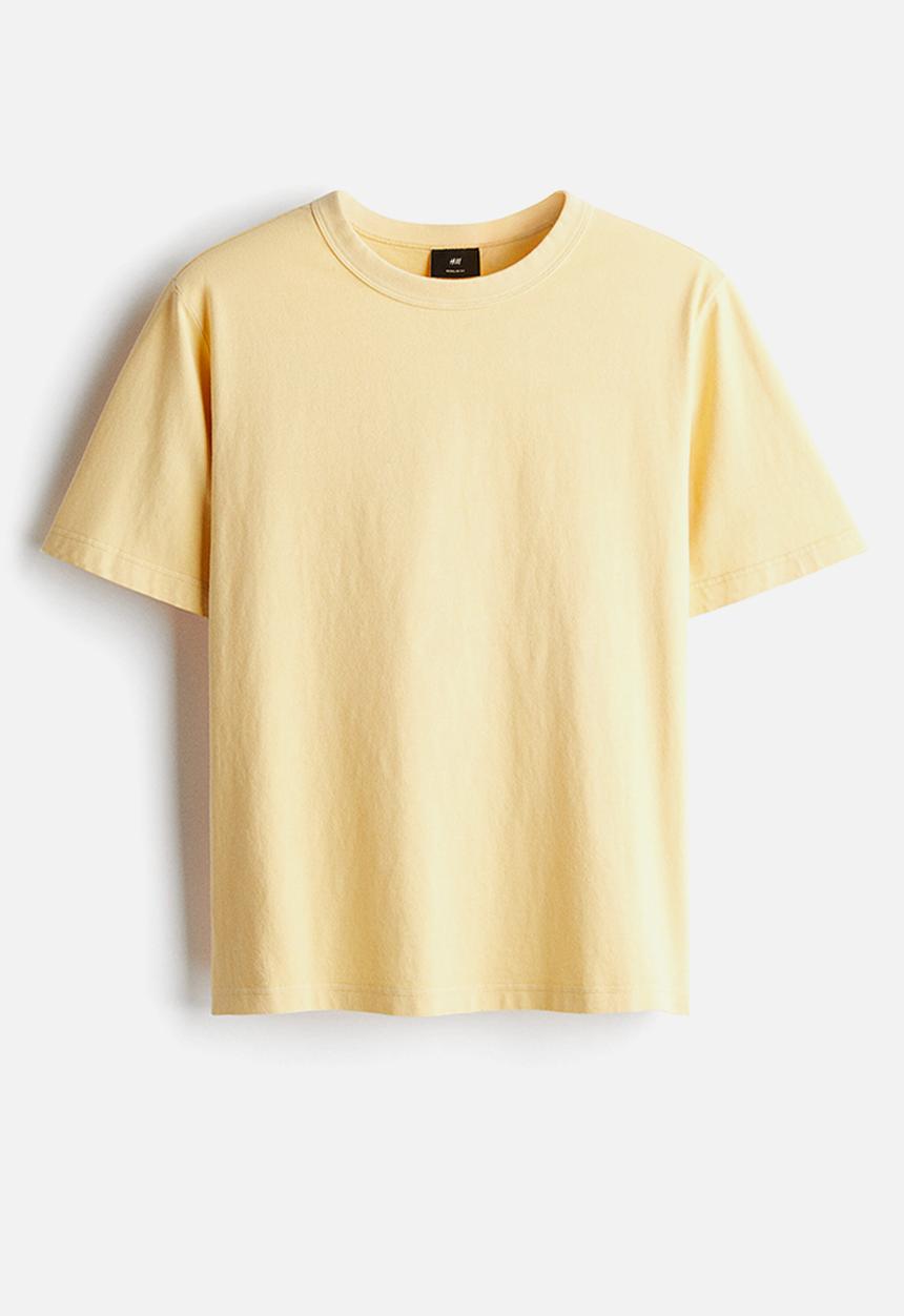 H&M - Regular fit T-shirt - yellow