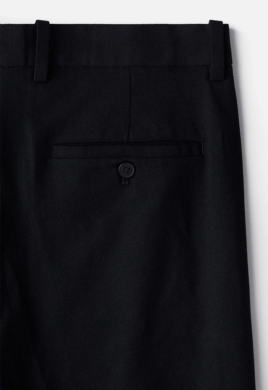 H&M - Regular fit lyocell-blend chino shorts - black