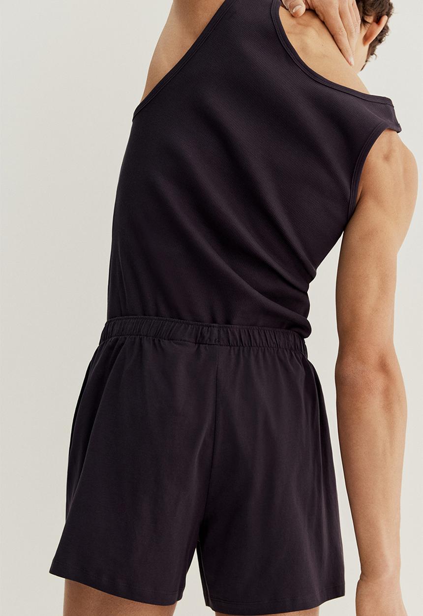 H&M - Cotton pyjama vest top and shorts - blue