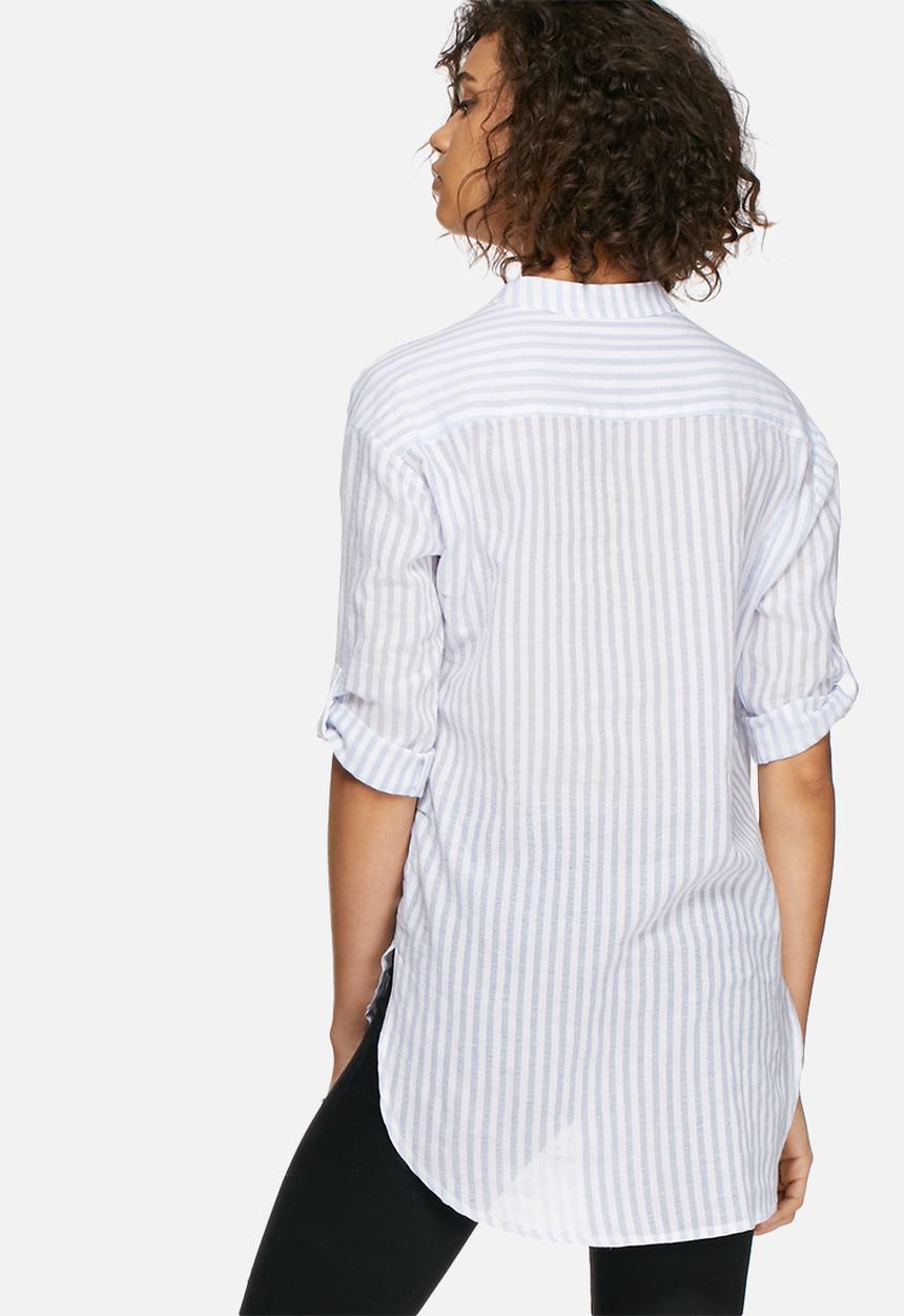 dailyfriday - Soft shirt with tab sleeve