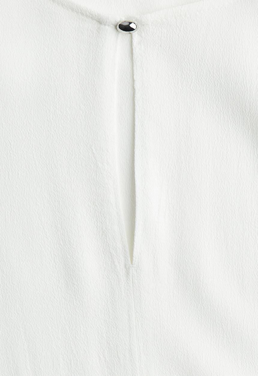 H&M - Crêpe blouse - white