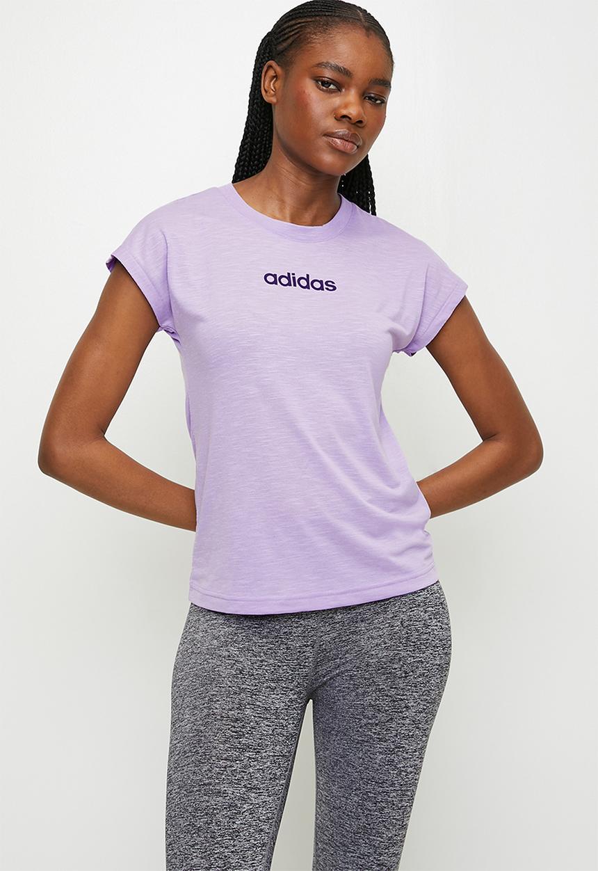 adidas Performance - W Lin Fl Polo Powplu - Lilac