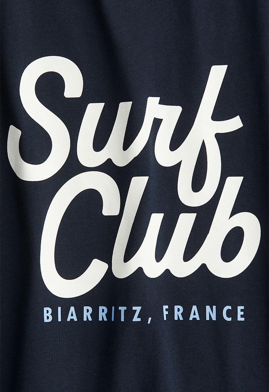 H&M - Oversized T-shirt - navy blue/surf club