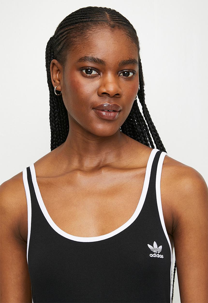 adidas Originals - 3 Stripe Tank Dress - Black