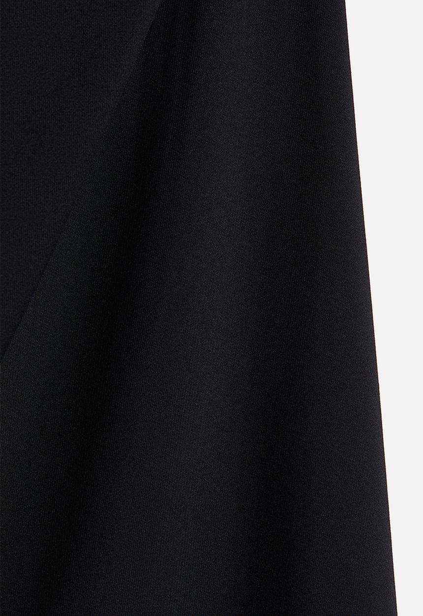 H&M - Draped slip dress - black