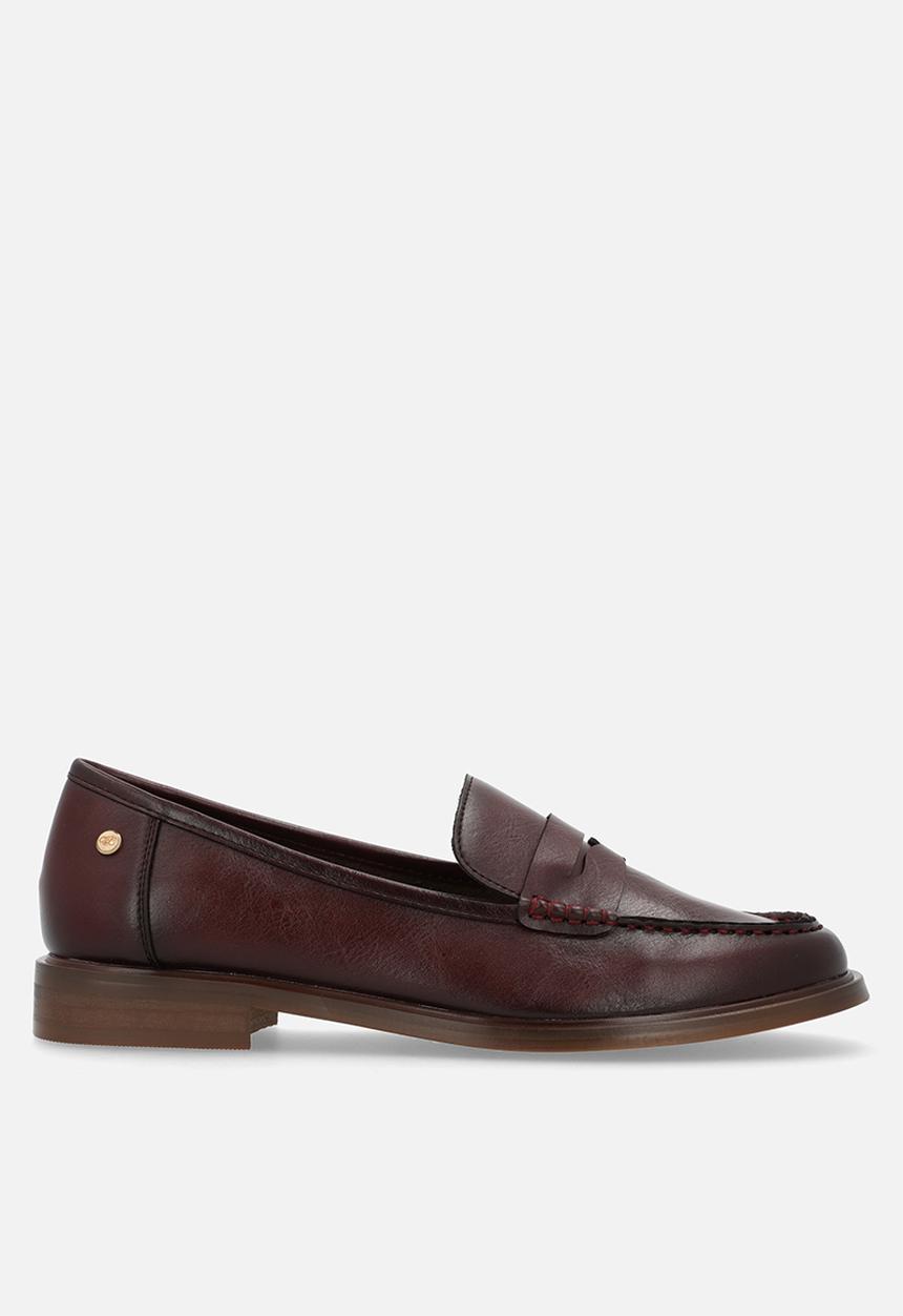 Miss Black - Sasko 1 pennymoc shoe - burgundy