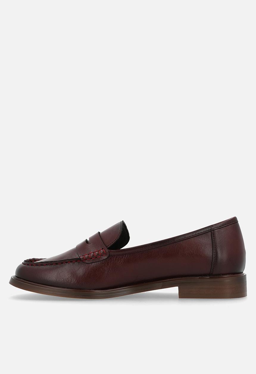 Miss Black - Sasko 1 pennymoc shoe - burgundy