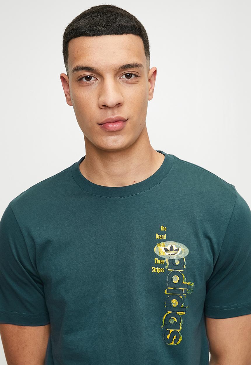 adidas Originals - 90S Alt Tee - Arctic night green 