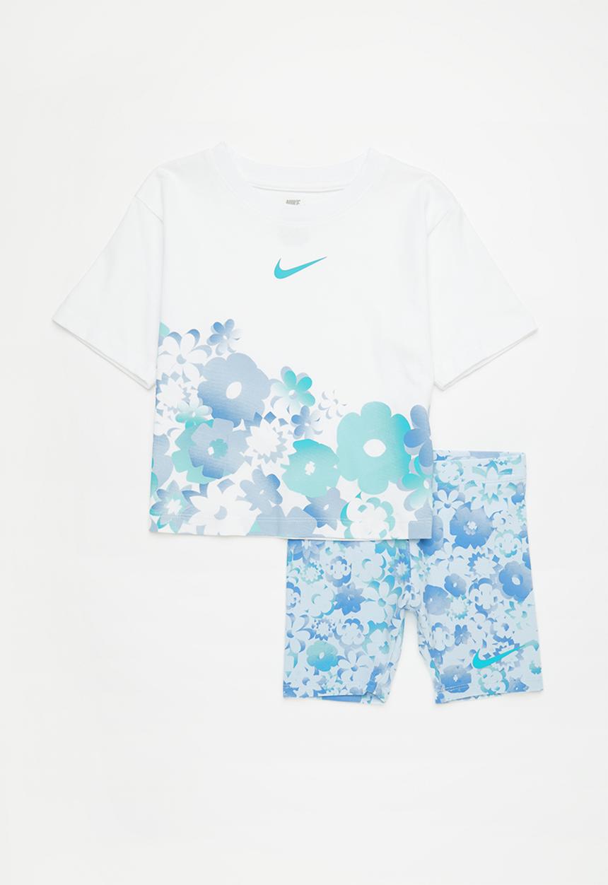 Nike - Nike knit short set - blue tint