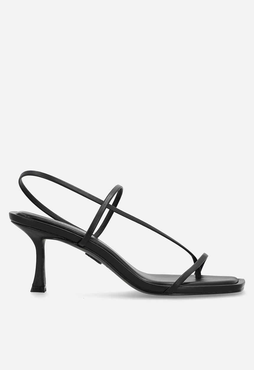 Steve Madden - Locke heel - black leat