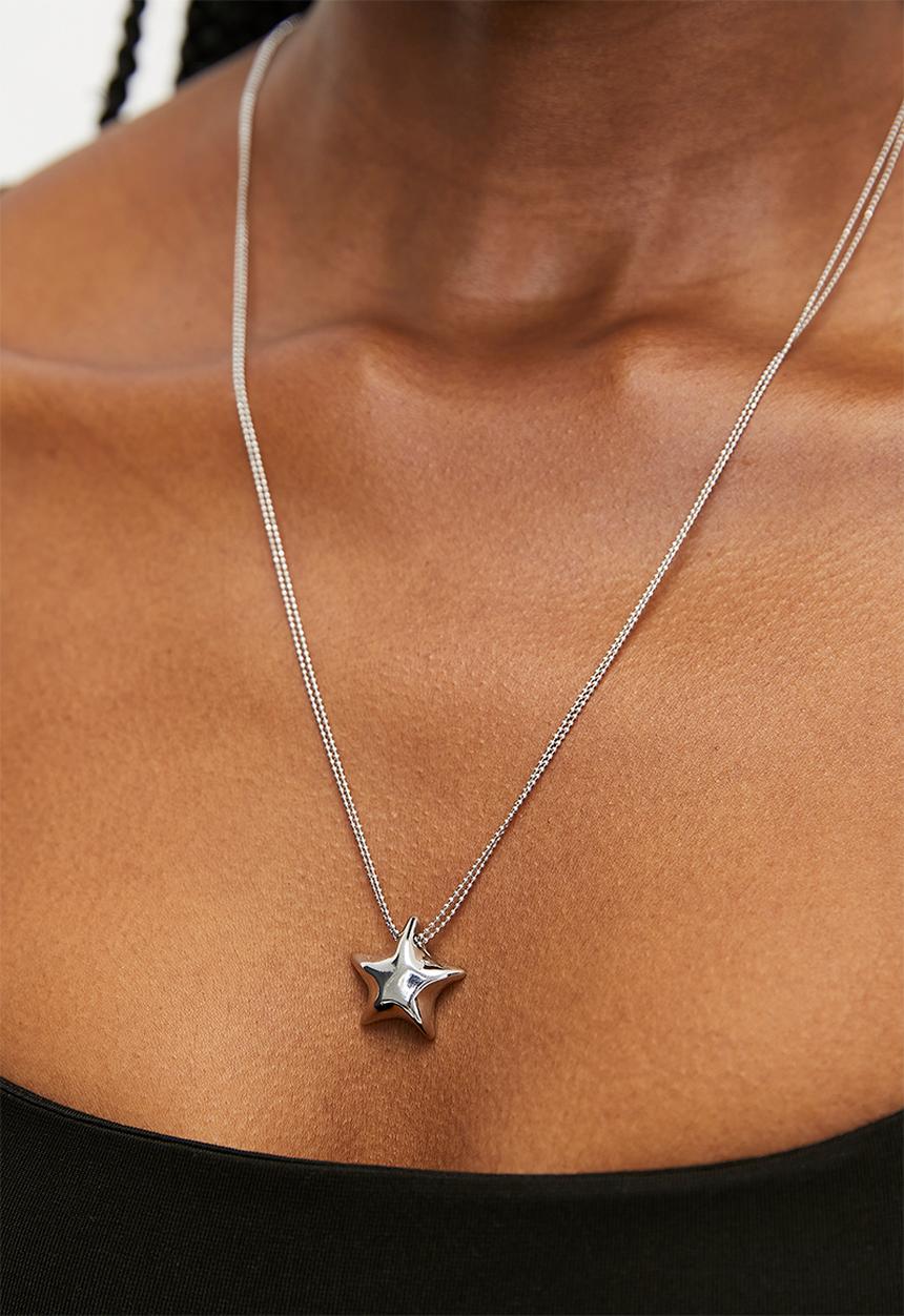 Tessa Design - Kendra star pendant necklace - silver