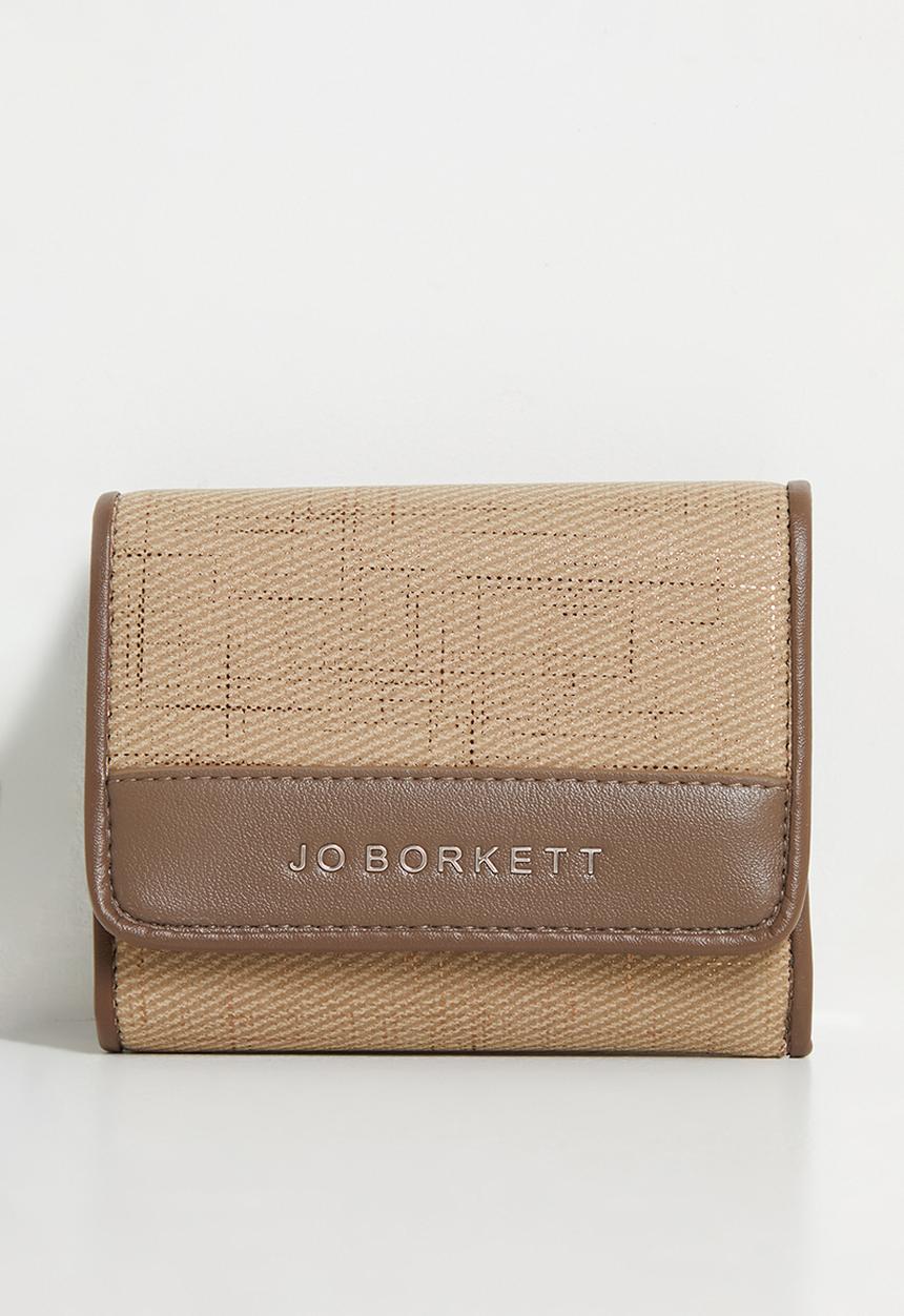 Jo Borkett - JO Borkett Blythe tri-fold pursebag-Brown