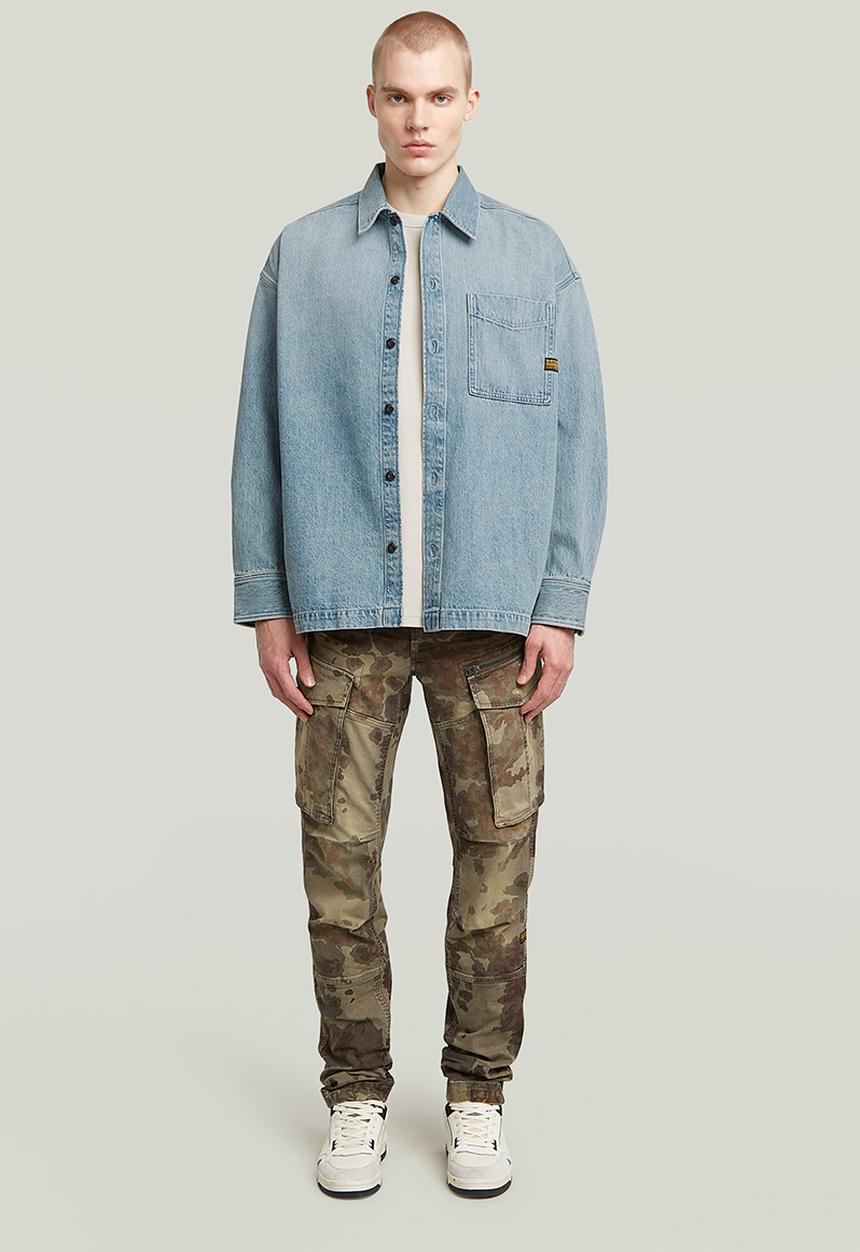 G-STAR - Rovic Zip 3D Regular Tapered - Vintage Dust Turf Forest Camo