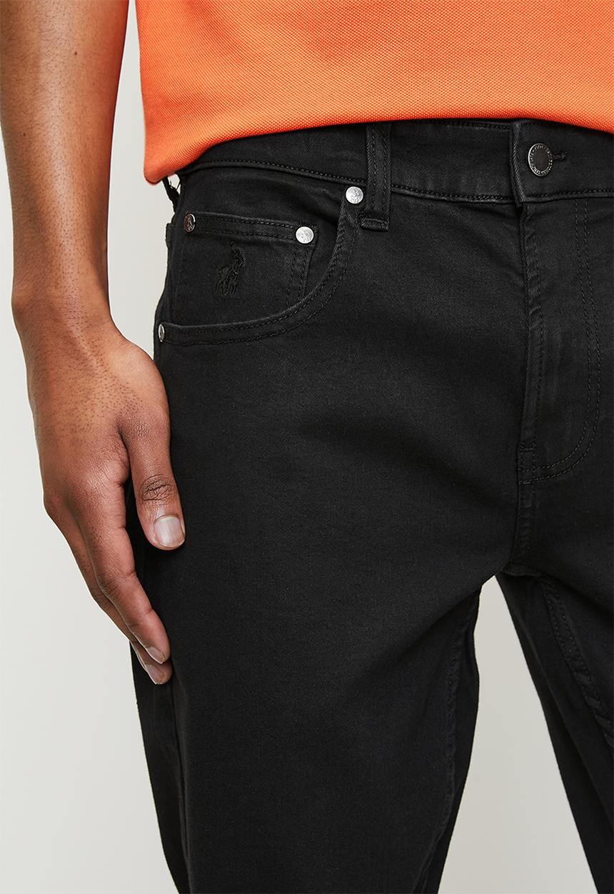 POLO - Peter peter slim leg jean - black