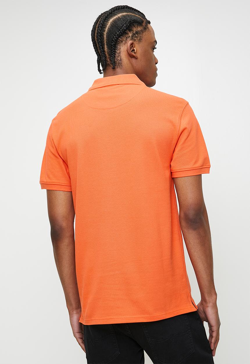 POLO - Carter essential pique short sleeve golfer - orange
