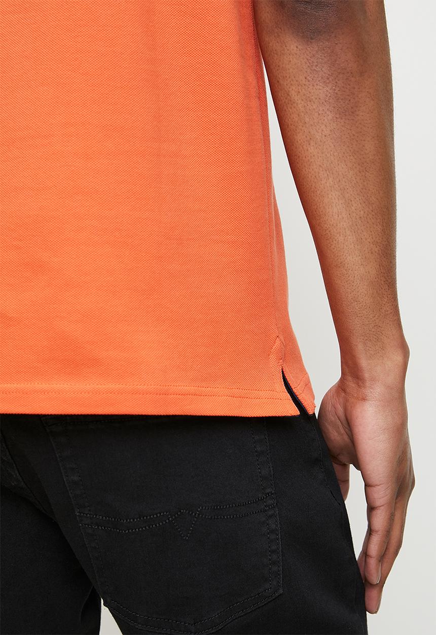 POLO - Carter essential pique short sleeve golfer - orange
