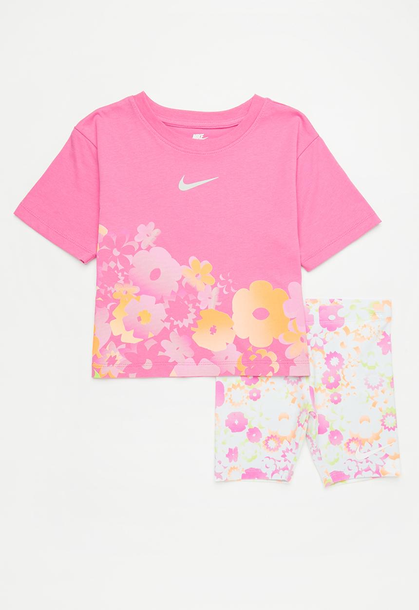Nike - Nike knit short set - pure platinum