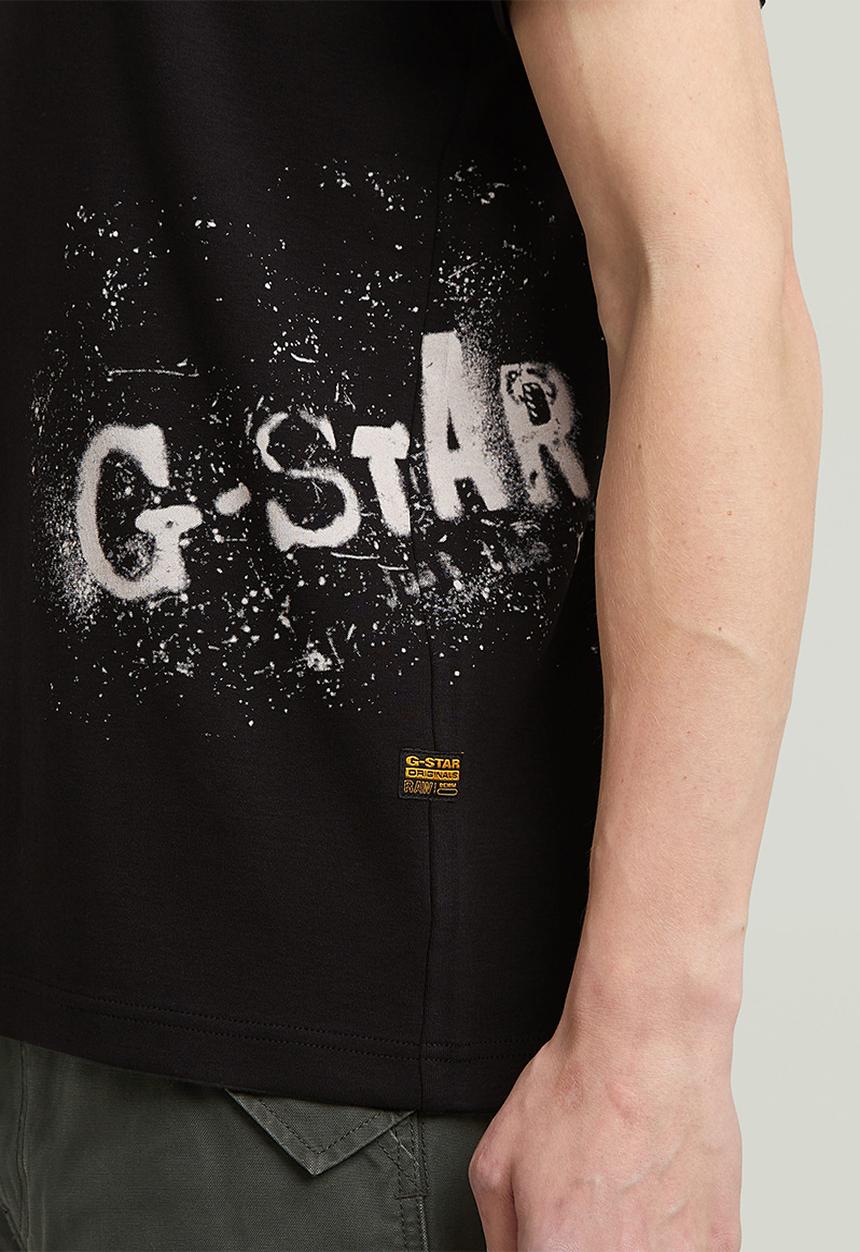 G-STAR - Sprayed Gr R T - Dk Black