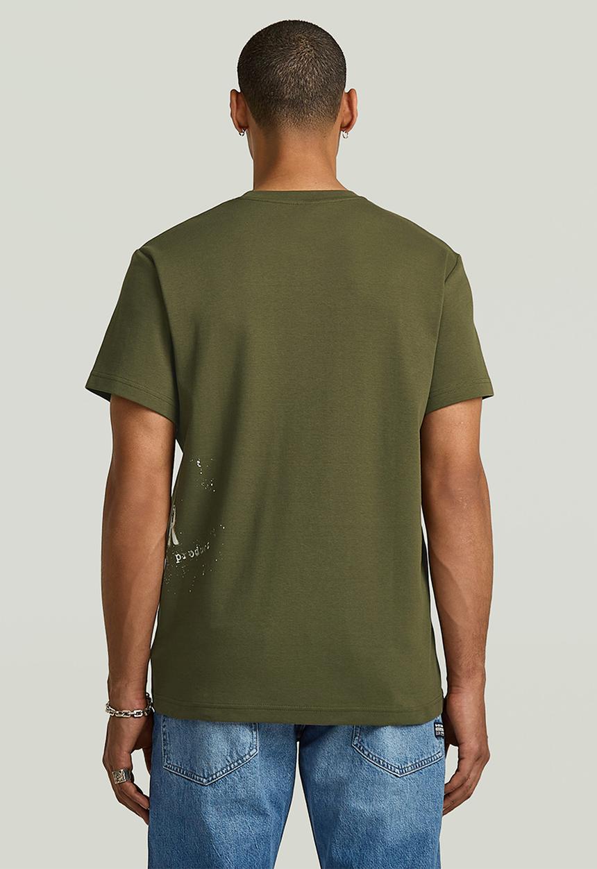 G-STAR - Sprayed Gr R T - Shadow Olive
