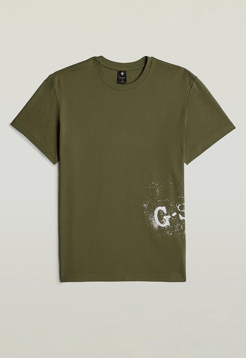 G-STAR - Sprayed Gr R T - Shadow Olive
