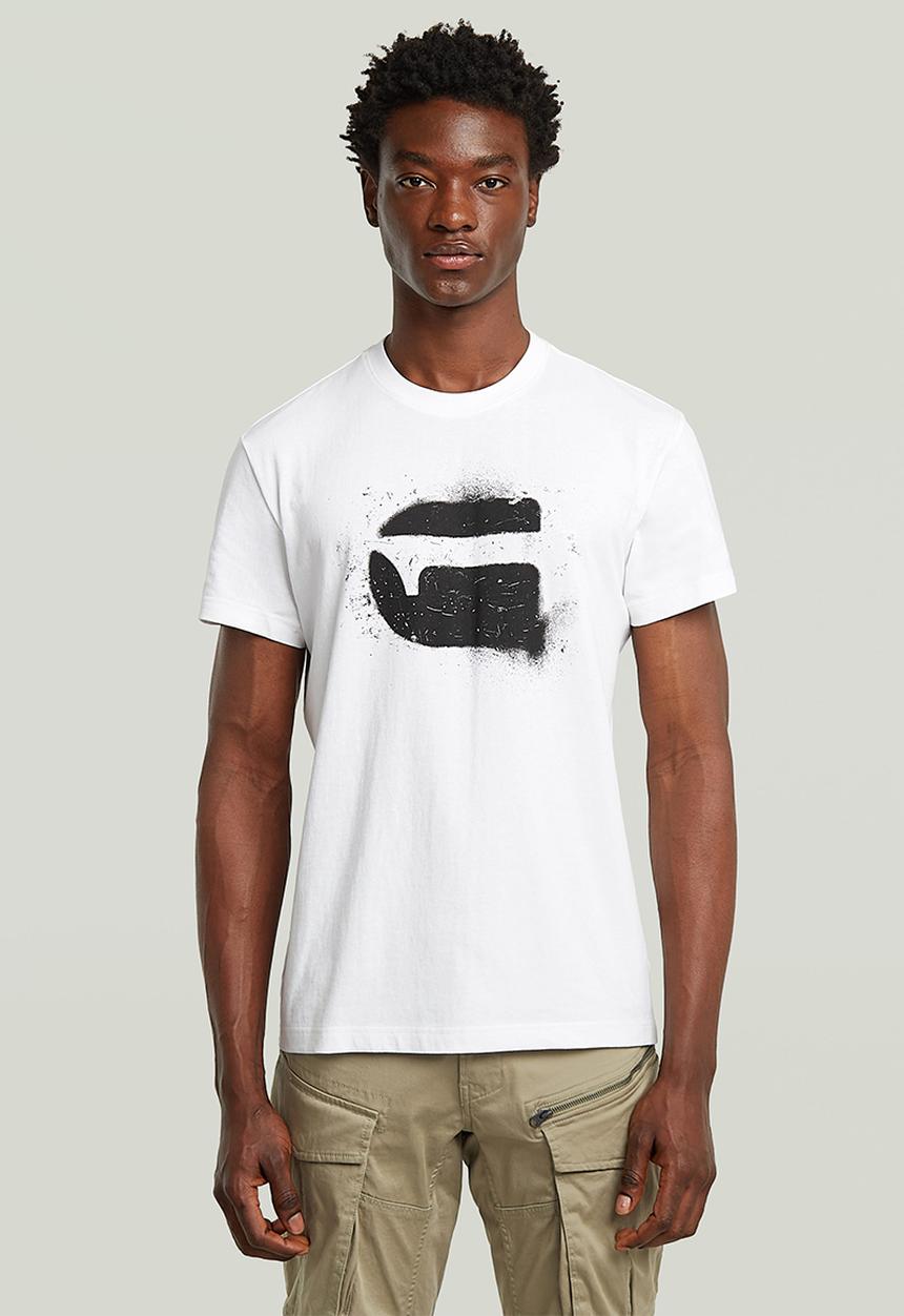 G-STAR - Spray G Logo R T - White
