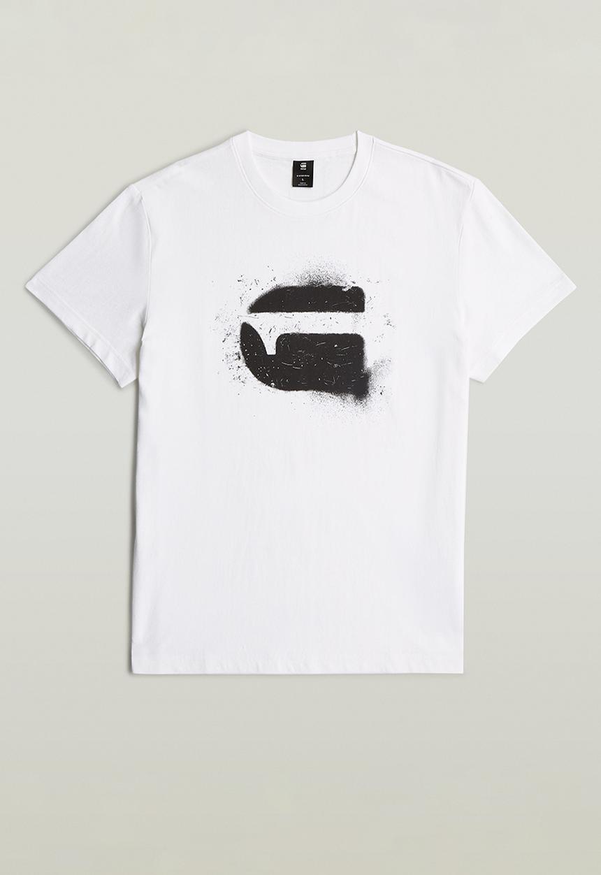 G-STAR - Spray G Logo R T - White