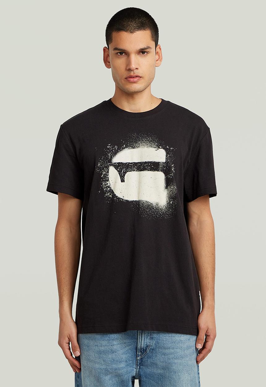 G-STAR - Spray G Logo R T - Dk Black