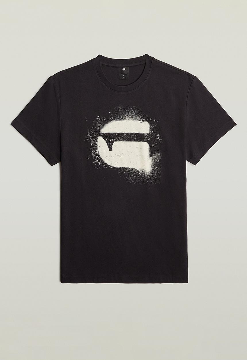 G-STAR - Spray G Logo R T - Dk Black