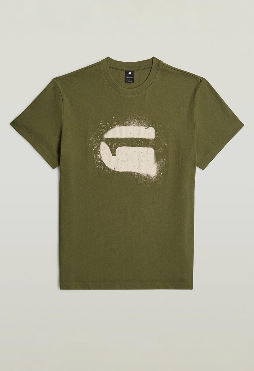 G-STAR - Spray G Logo R T - Shadow Olive