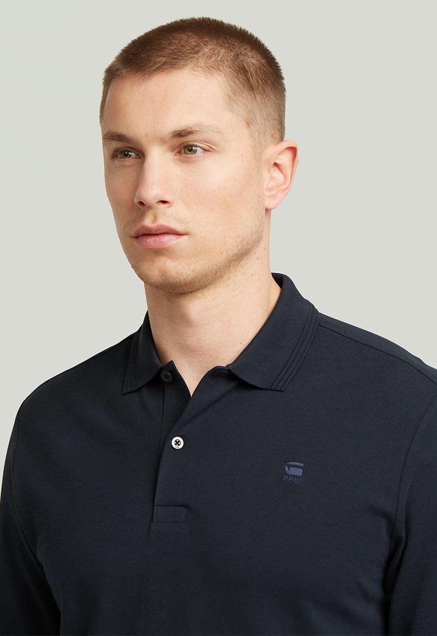 G-STAR - Dunda Slim Polo L\S - Salute