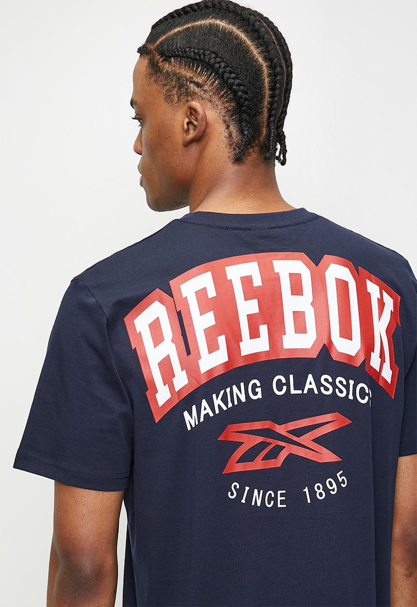Reebok - Harold Crewneck Ss Tee - Vector Navy
