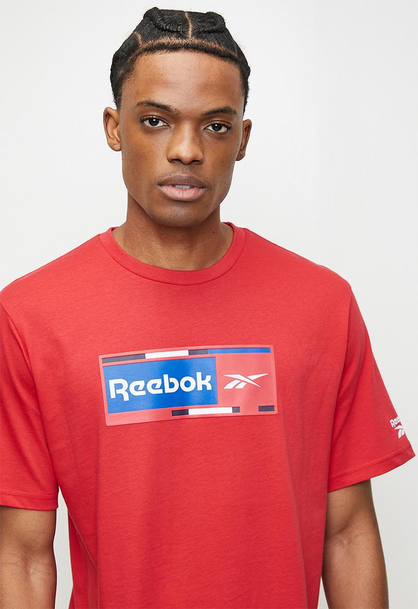 Reebok - Cameron Ss Crewneck Tee - Vector Red