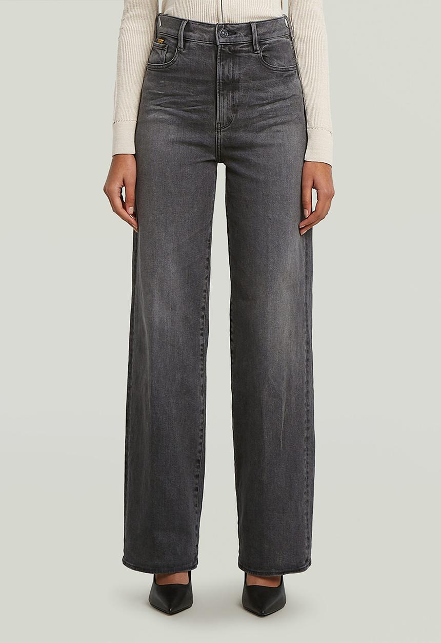 G-STAR - Deck 2.0 High Loose Jeans Wmn - Worn In Black Sacramento