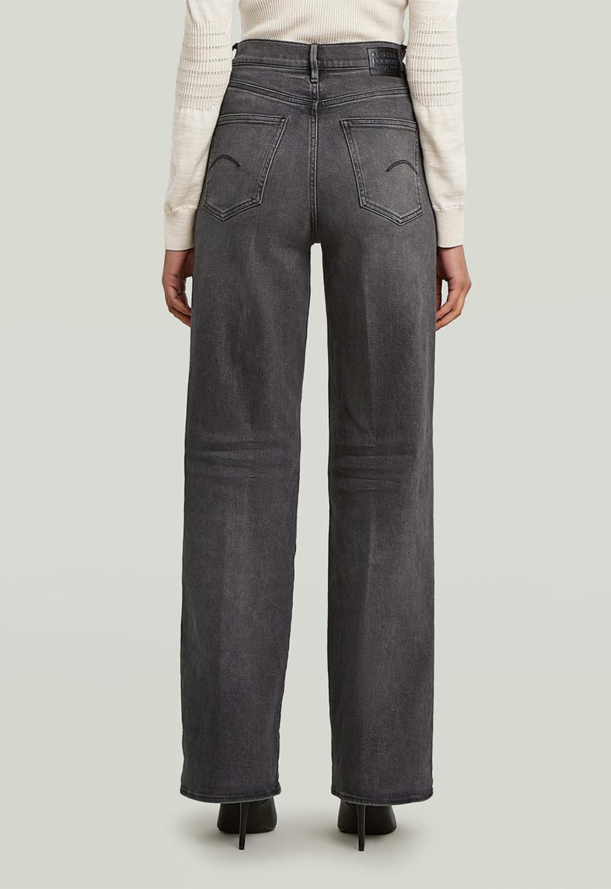 G-STAR - Deck 2.0 High Loose Jeans Wmn - Worn In Black Sacramento