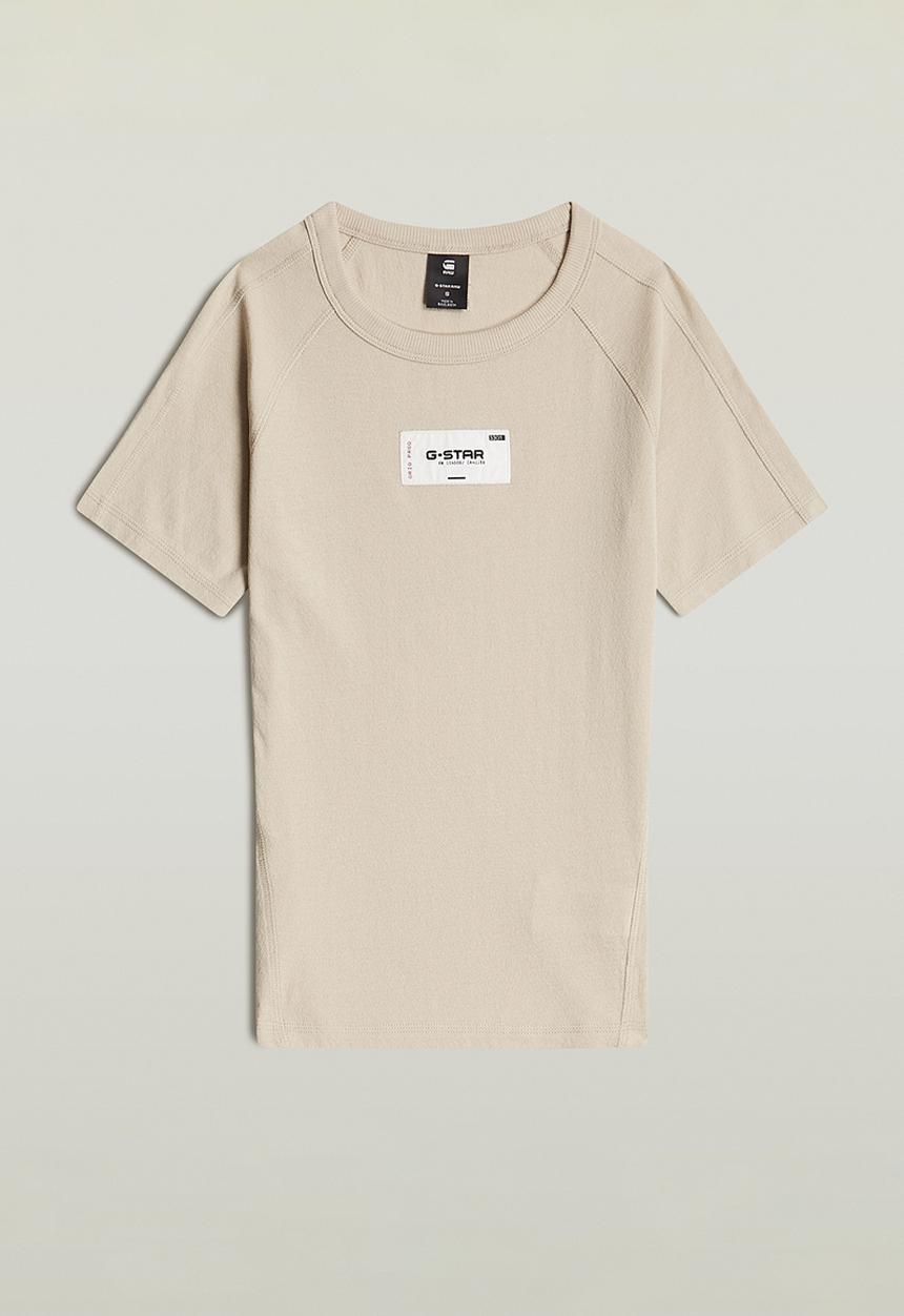 G-STAR - Embro Patch Slim T-Shirt Wmn - Dk Brick