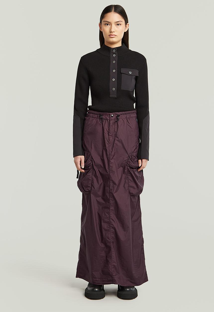 G-STAR - Cargo Long Skirt Wmn - Dk Fig Gd