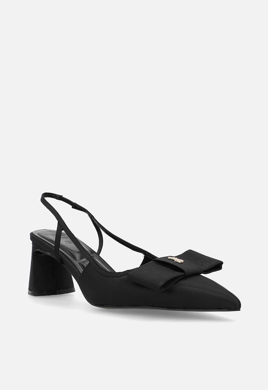POLO - Slingback Textile - black