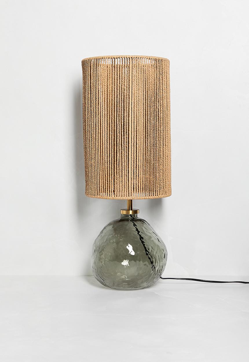 Sixth Floor - Lyn Rope Table Lamp - Grey