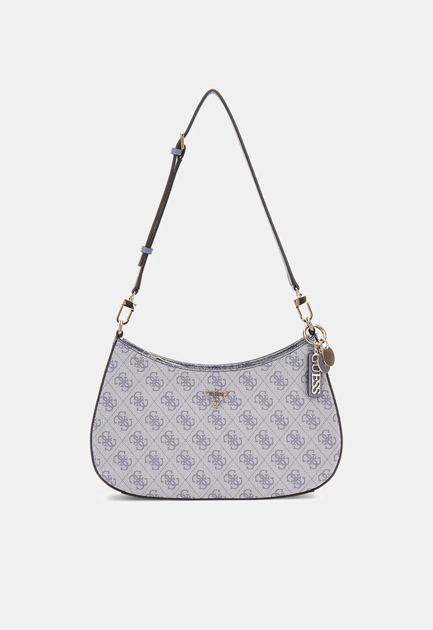 GUESS - Ahb Noelle Ii Top Zip Shoulder Bag Bag- Slate Logo