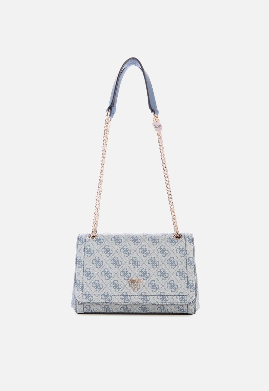 GUESS - Ahb Noelle Ii Convertible Crossbody  Bag- Slate Logo