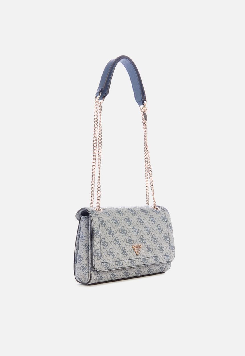 GUESS - Ahb Noelle Ii Convertible Crossbody  Bag- Slate Logo