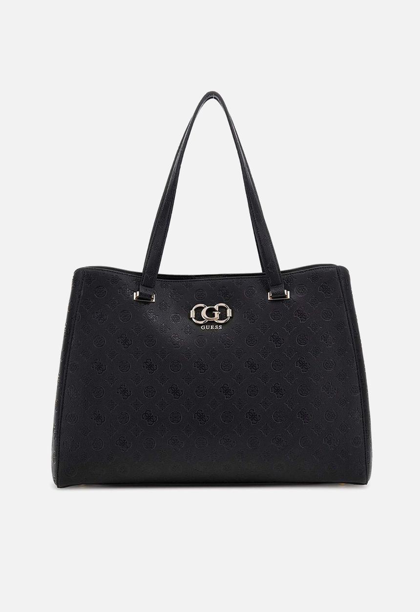 GUESS - Ahb Salinge Tote Bag- Black Multi